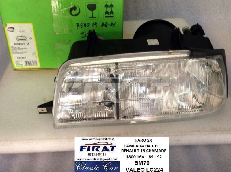 FARO RENAULT 19 CHAMADE 89 - 92 H4+H1 SX LC224